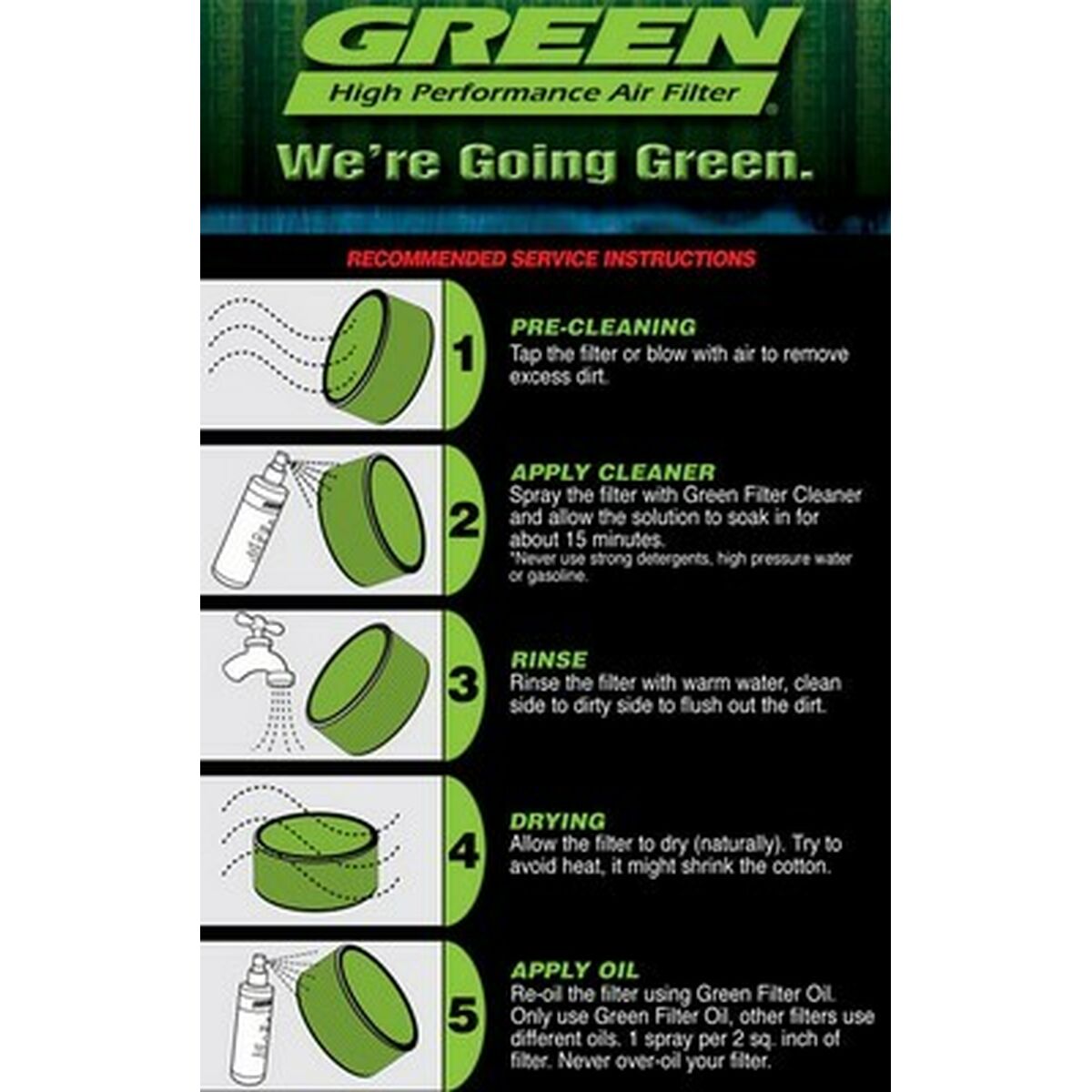 Filtru de aer Green Filters B11.70 Universal